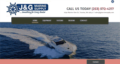 Desktop Screenshot of jgmarinesupply.com