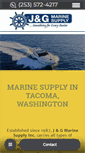 Mobile Screenshot of jgmarinesupply.com